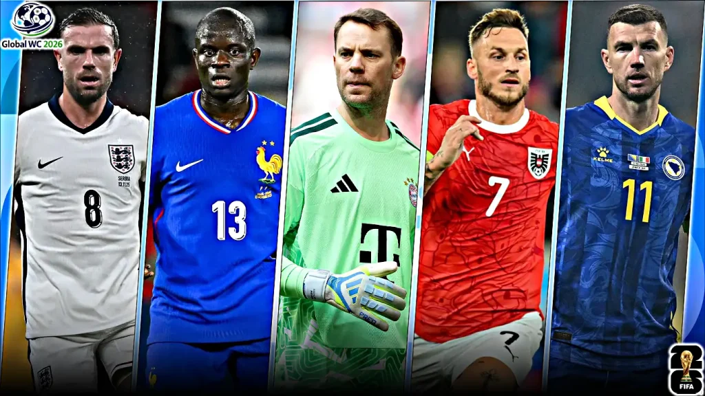 5 Lão Tướng Bất Ngờ Xuất Hiện Tại World Cup 2026